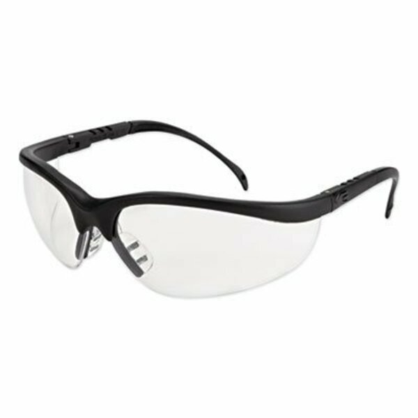 Ors Nasco MCR Safety, Klondike Safety Glasses, Matte Black Frame, Clear Lens KD110